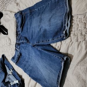 Denim Levi shorts